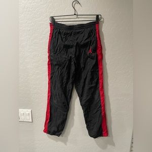 Vintage Jordan‎ Nike Bulls Stripe Windbreaker Pants Size 10/12